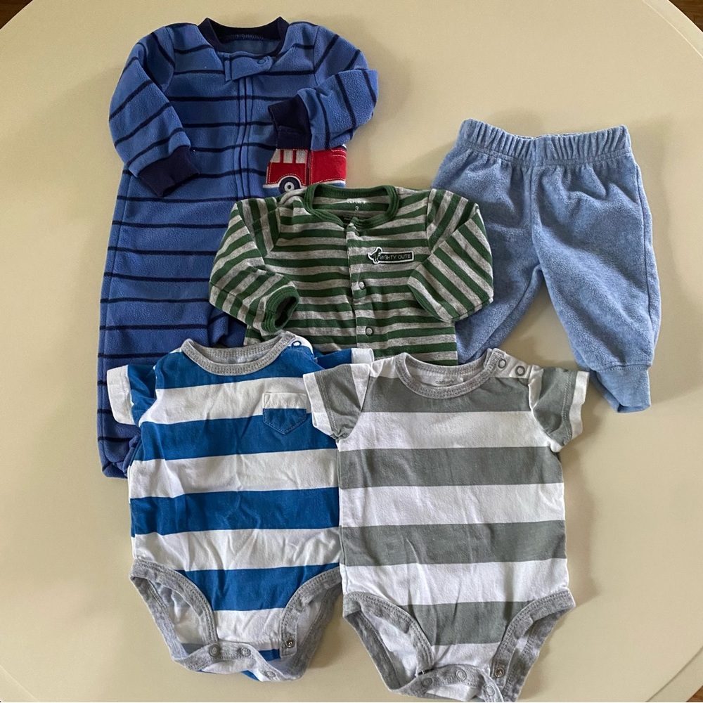 Carter’s Baby Boy 3M Clothing Bundle